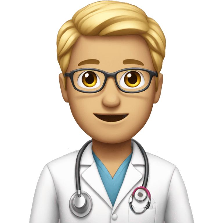 Doctor pink emoji