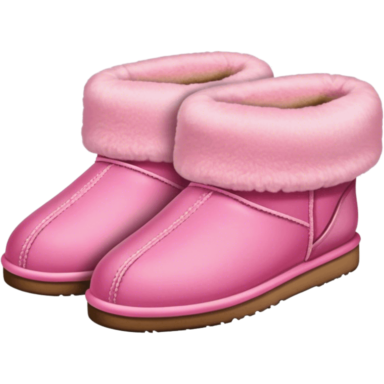 Pink ugg slippers emoji