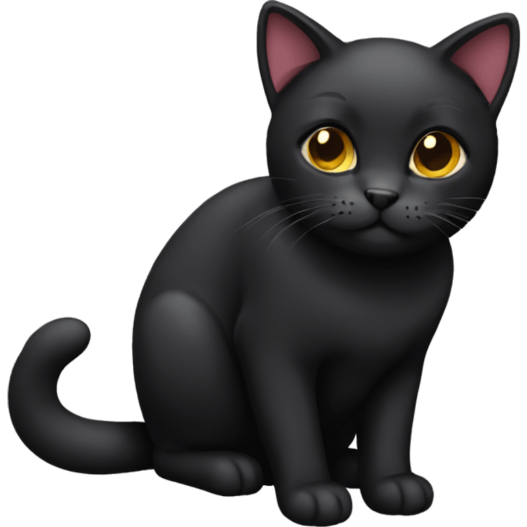 Black cat emoji