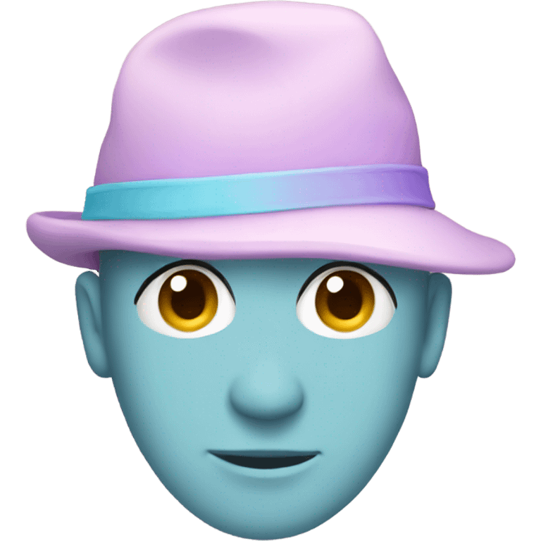 Pastel hat emoji