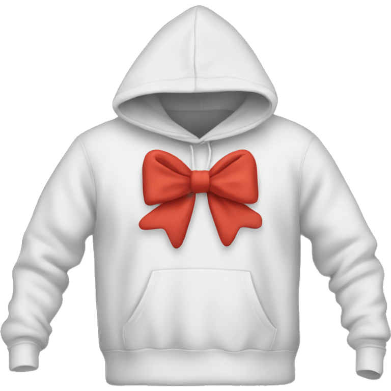 hoodie with a bow on it emoji