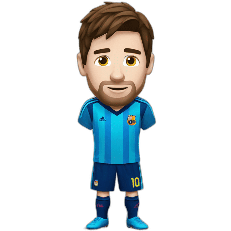 Messi word cup emoji