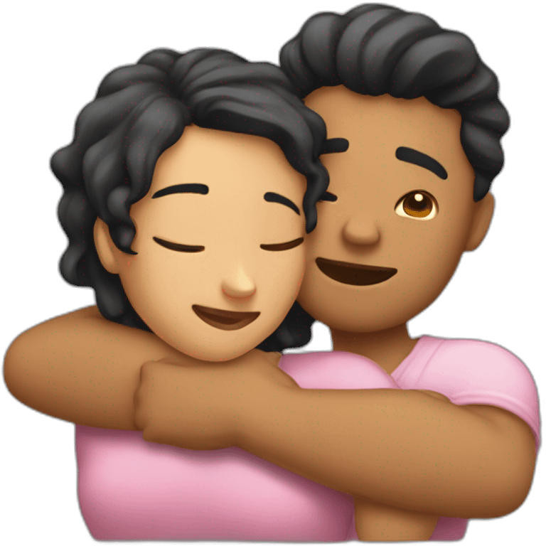 Hug my girlfriend  emoji