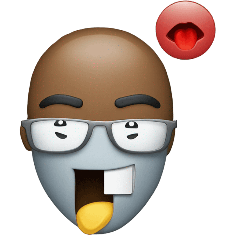 Emoji qui pleure avec une main sur la bouche et une autre si main qui point la tête  emoji