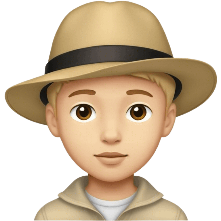 Boy with hat on emoji