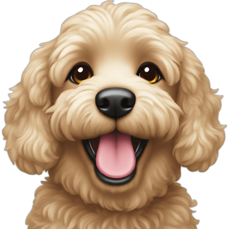 happy cockerpoo emoji