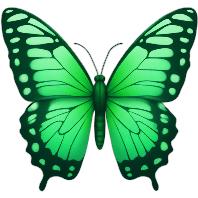 butterfly green emoji