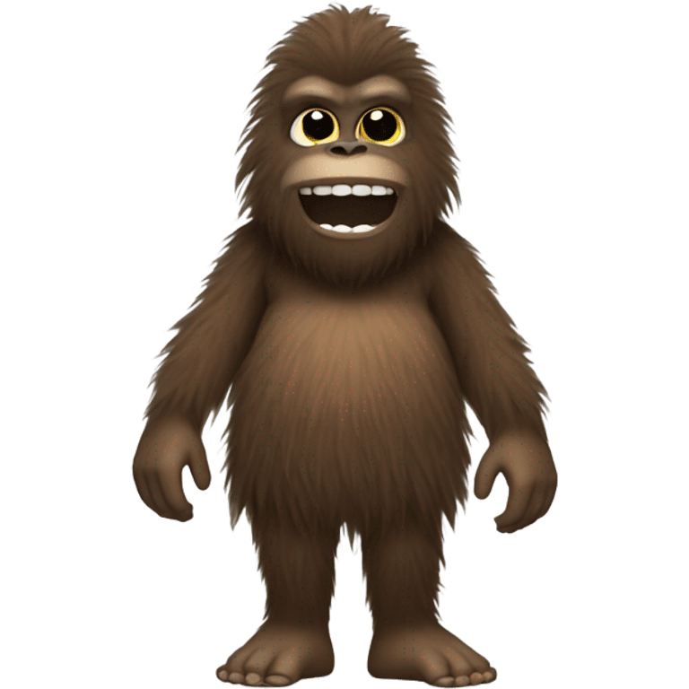 bigfoot in tutu emoji