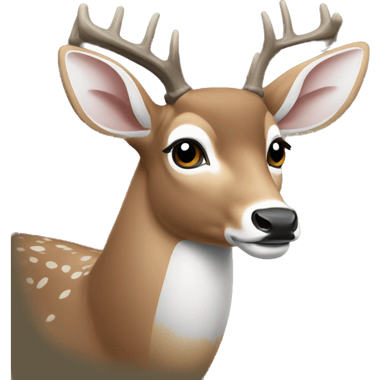 white-tailed deer emoji