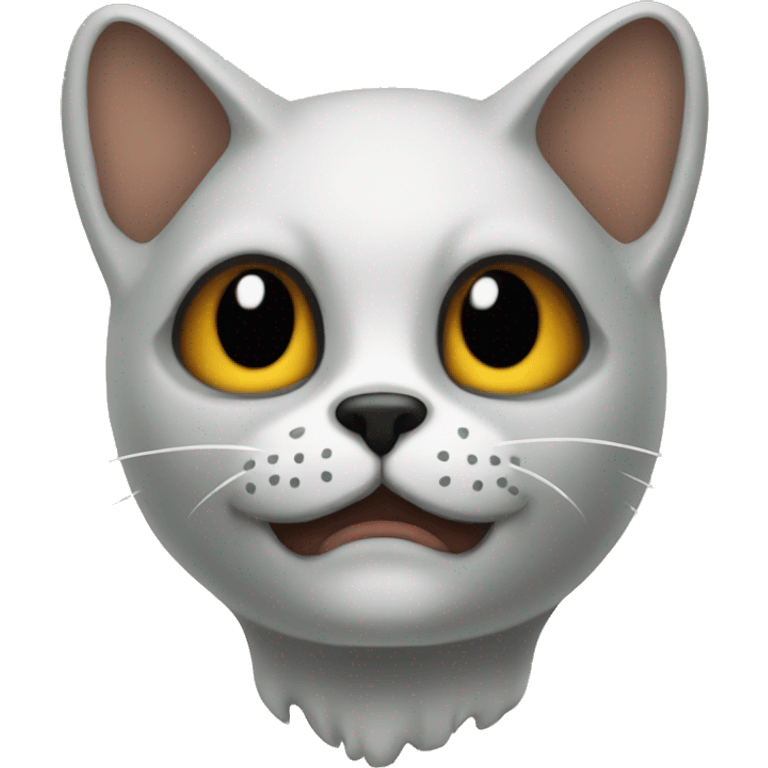 Calavera de gato emoji