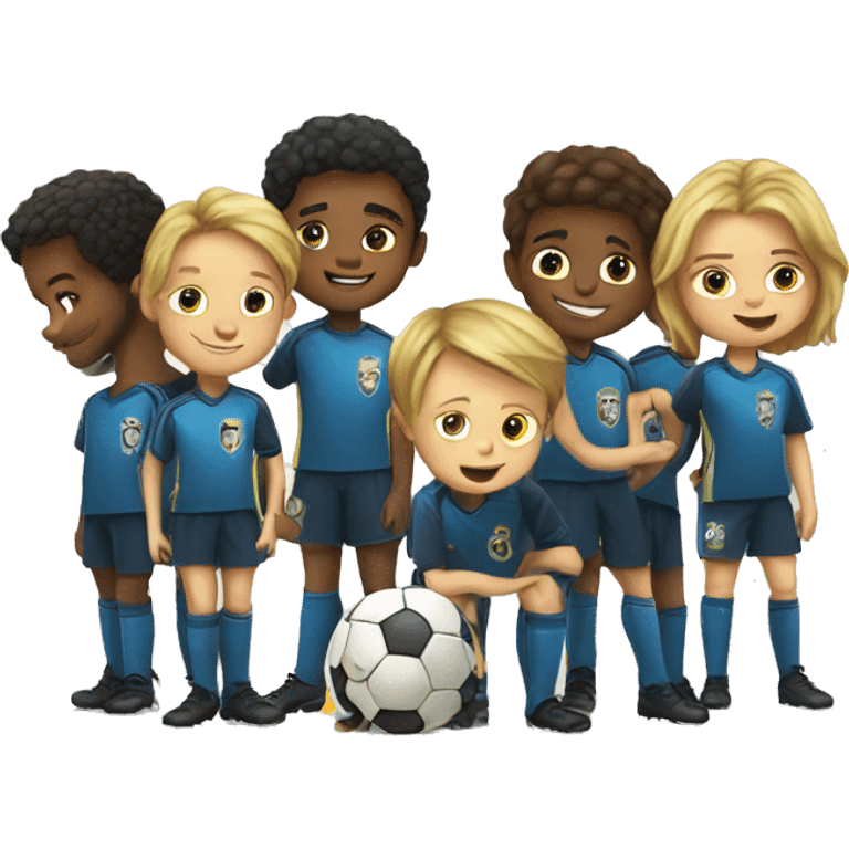 9 year old kids soccer team called the silent knights  emoji