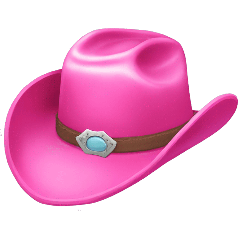 Pink cowboy hat emoji