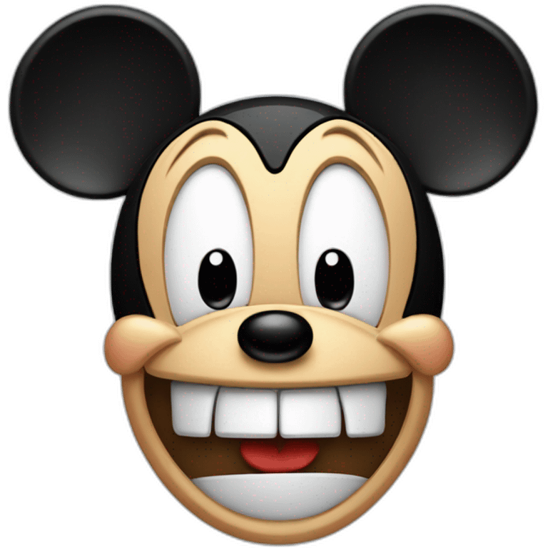 angry Mickey Mouse emoji