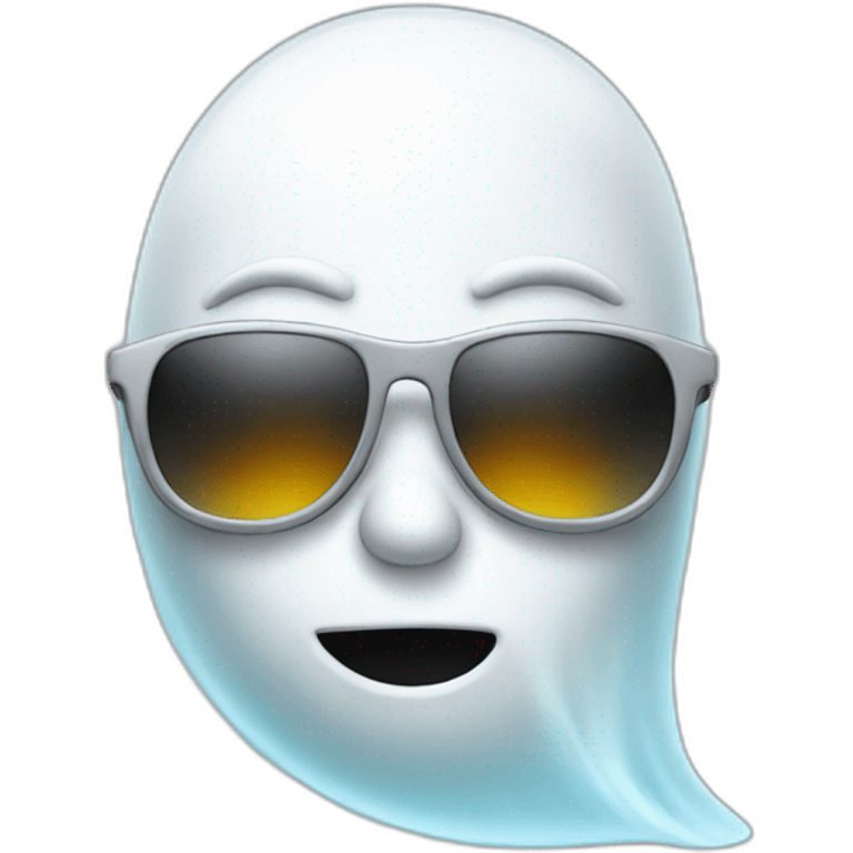 Ghost wearing sunglasses emoji