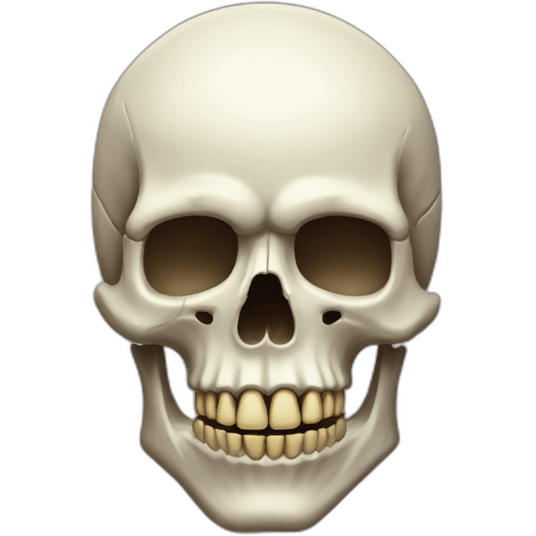 Non quality skull funny emoji