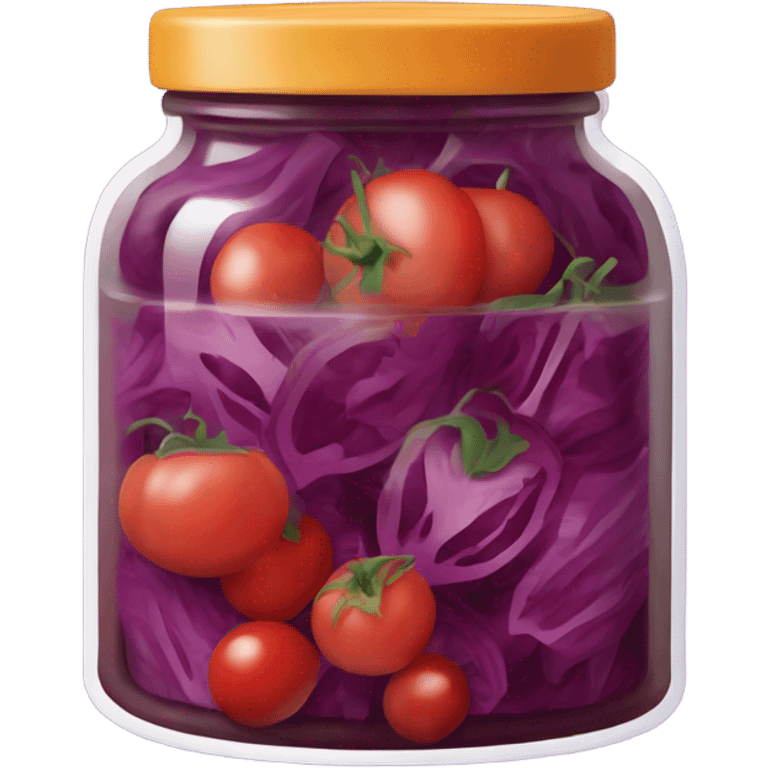 red salad in a jar emoji