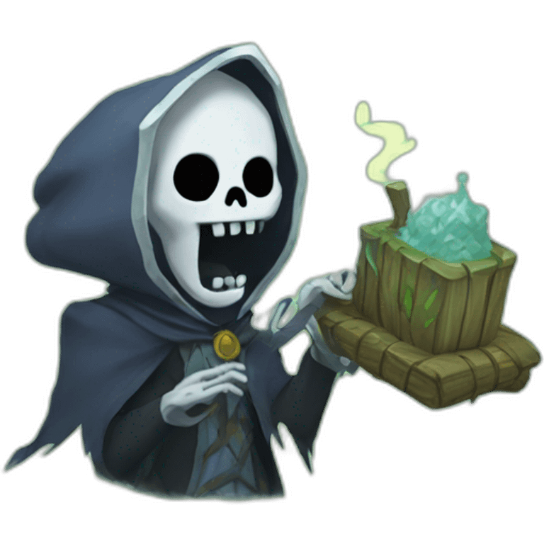 the lich adventure time emoji