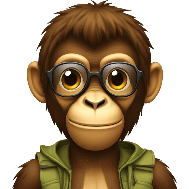 cool monkey emoji