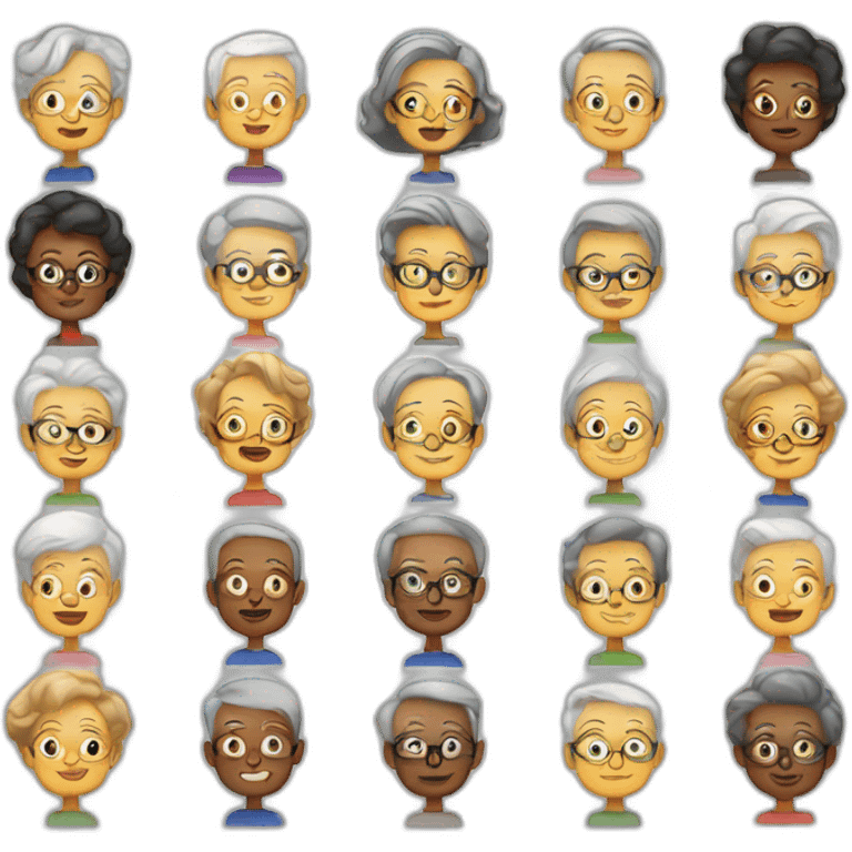 10 seniors inclusive emoji