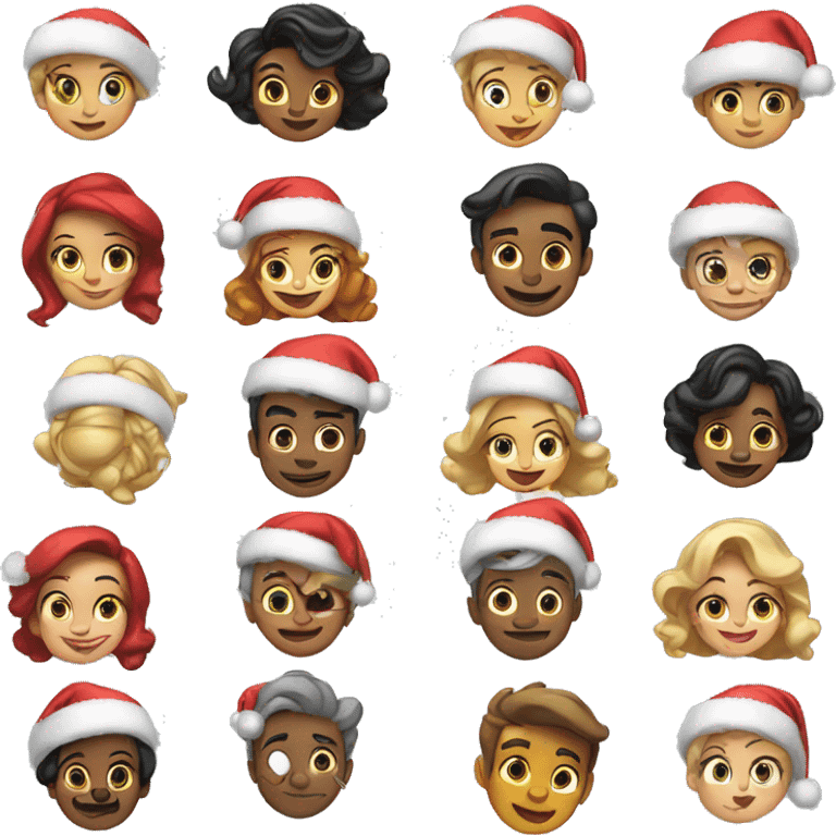 Disney y navidad emoji