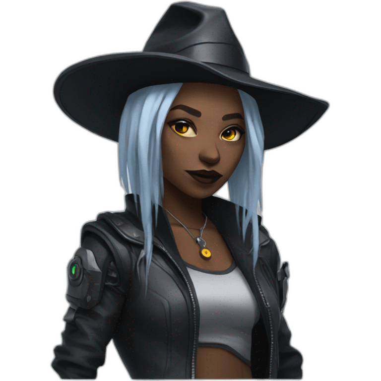 cyberpunk witch emoji