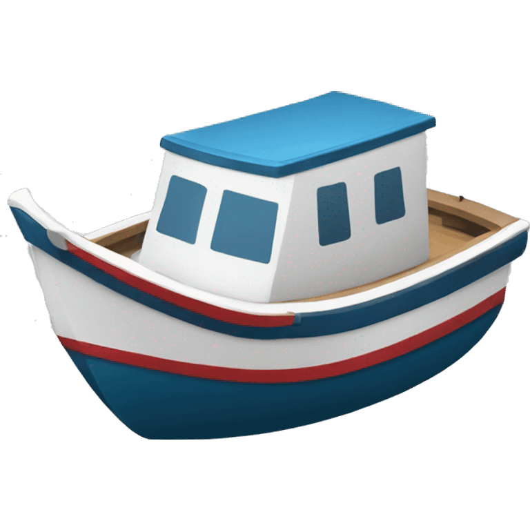 Small boat for canal cruise emoji