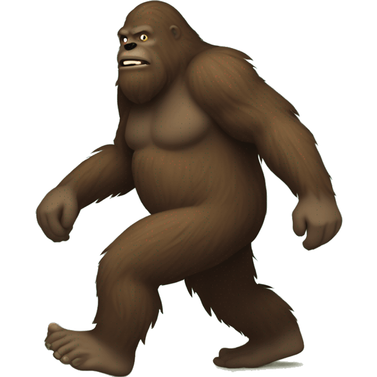 Bigfoot in the woods  emoji