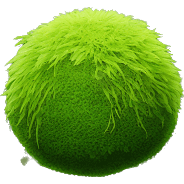 A ball of moss emoji