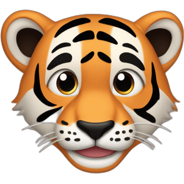 Goofy mixed with tigger the tiger emoji