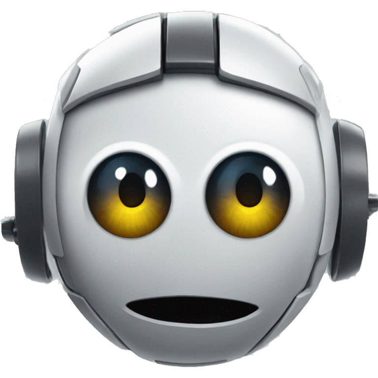 Robot ojos cerrados emoji