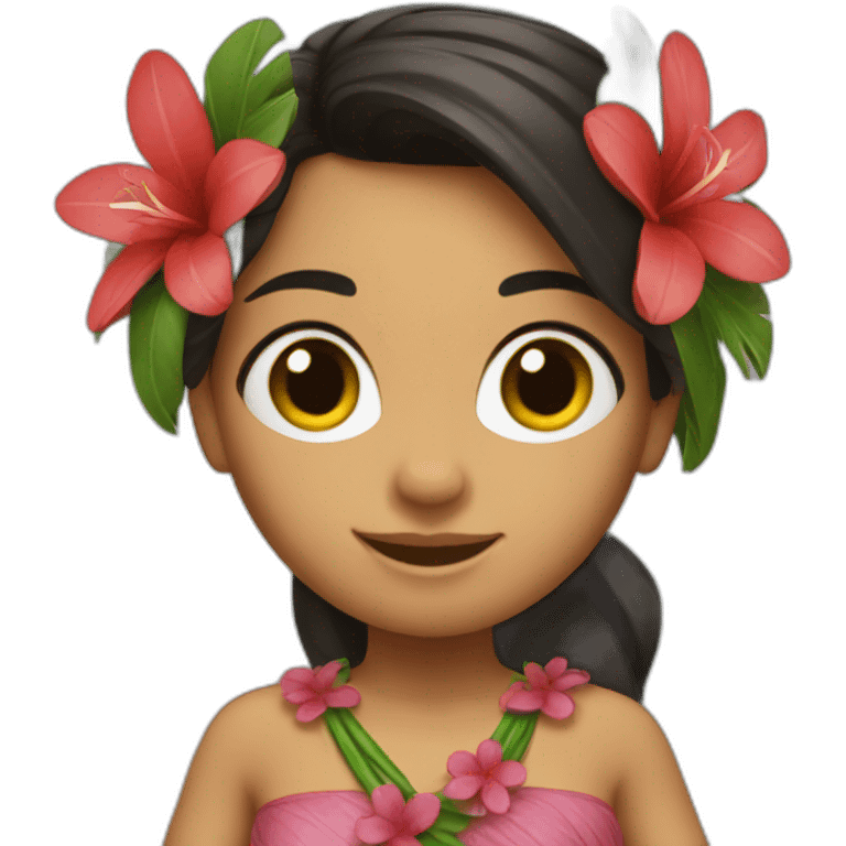 hula girl emoji