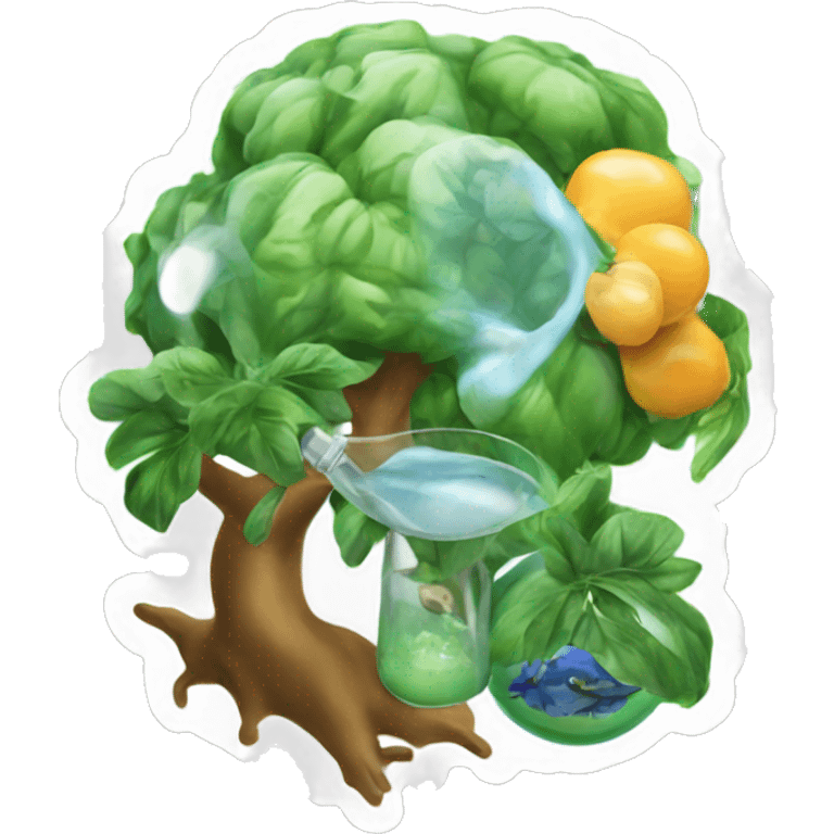 create a sticker related to biology emoji