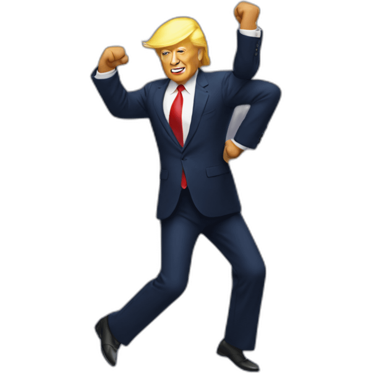 donald trump dancing emoji