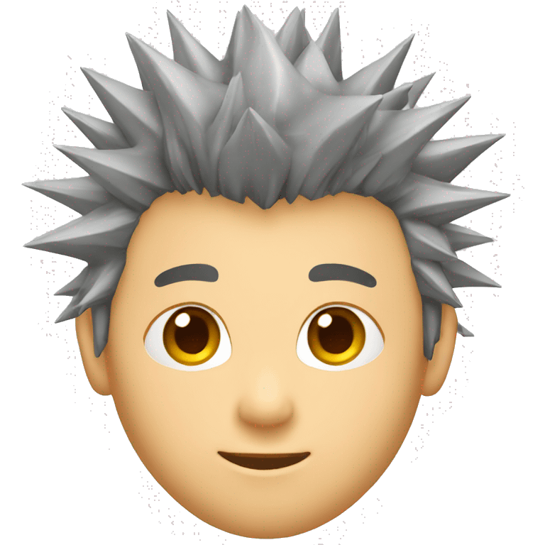 asian male spiky hair emoji