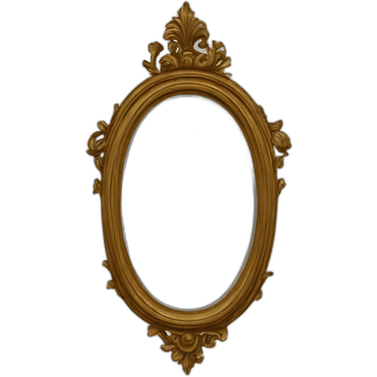 A victorian mirror emoji