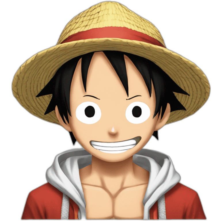 Monkey D Luffy mugiwara emoji