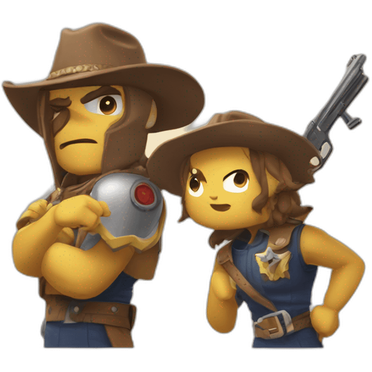 Colt et shelly brawl star emoji