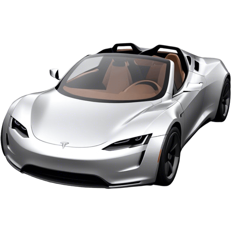 Tesla Roadster - Tesla (Model Year: 2020) (Iconic colour: Silver) emoji