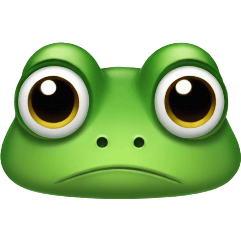 Sad frog emoji