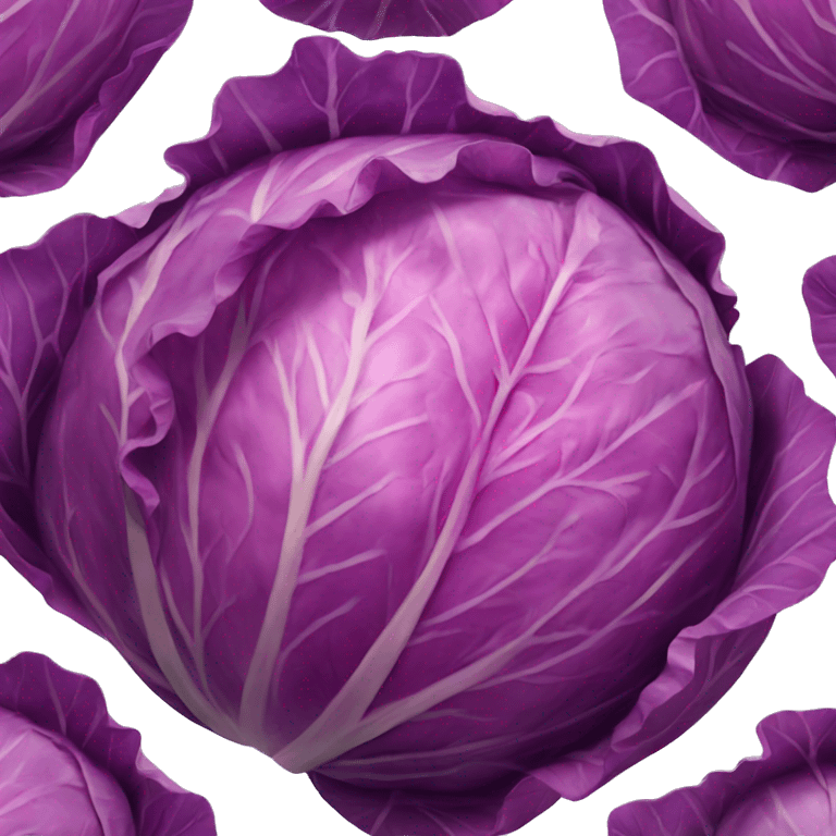 red cabbage emoji