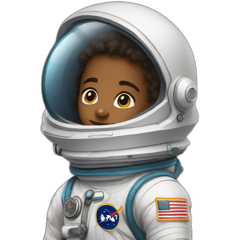 Astronaut kid emoji