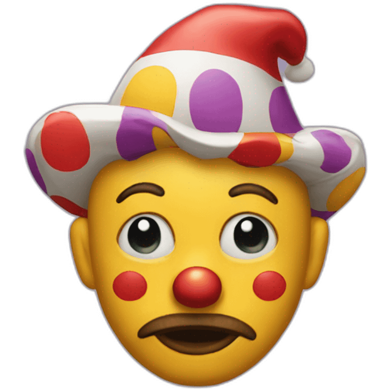 Clown qui pleure emoji