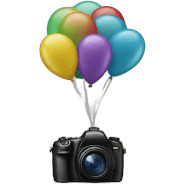 balloons camera emoji