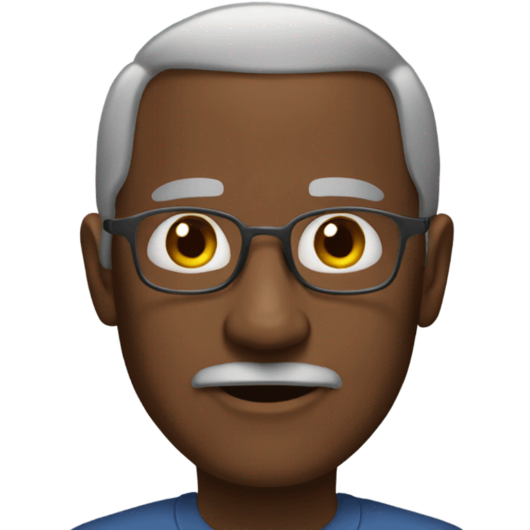 Black grandfather emoji