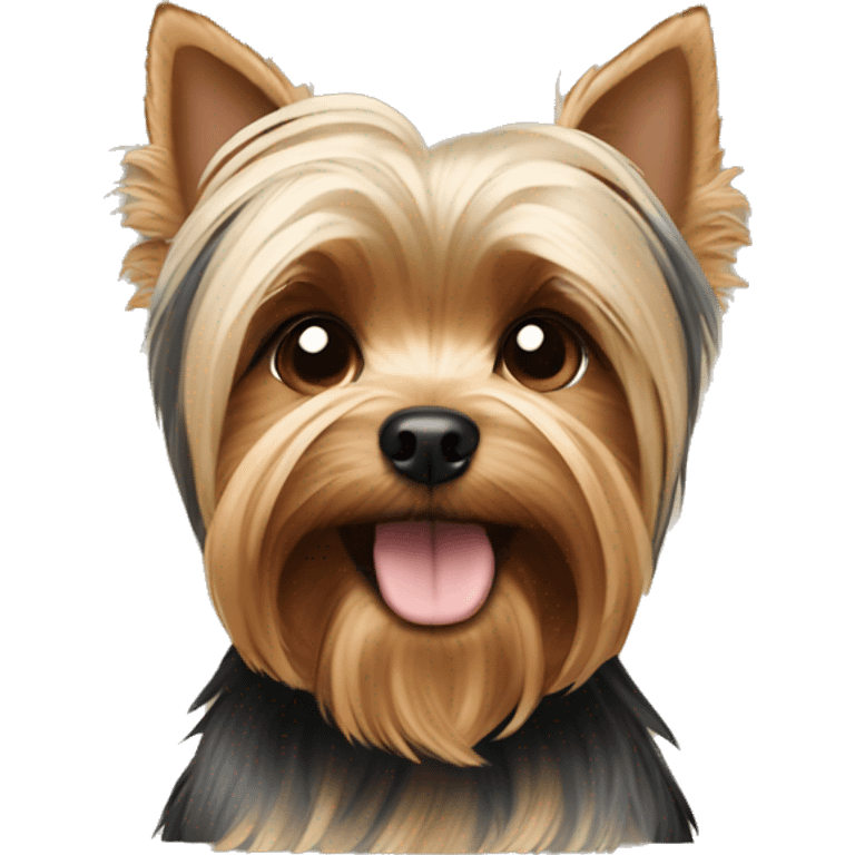 Yorkshire terrier with short hair emoji