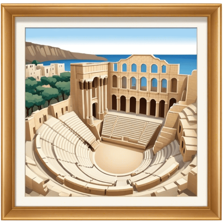 Cinematic Realistic Odeon of Herodes Atticus Emoji emoji