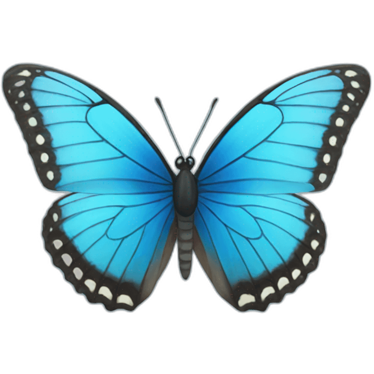 Blue butterfly  emoji