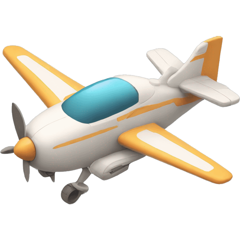 Rabbit flying plane emoji