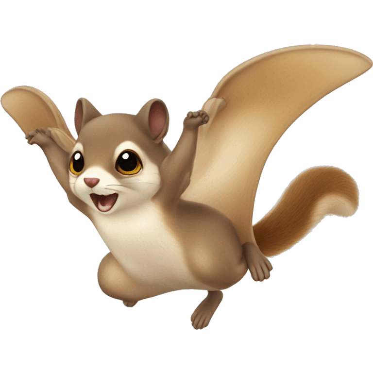 flying squirrel emoji