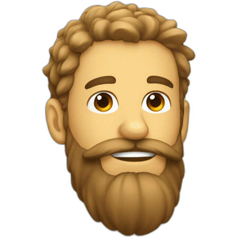 petter wearing beard sitting relaxed emoji